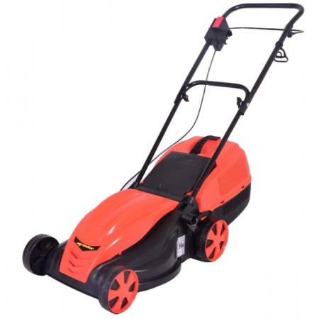 Газонокосилка электрическая Agrimotor KK 3813 (1300 Вт) 4-х ступенчатая регулировка высоты среза с шириной покоса 37 см